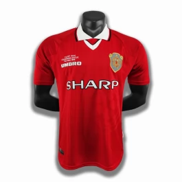 Manchester United Voetbaltenue Retro 1999-2000 Thuisshirt