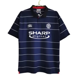 Manchester United Voetbaltenue Retro 1999-2000 Uitshirt