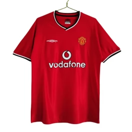 Manchester United Voetbaltenue Retro 2000-2002 Thuisshirt