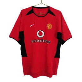 Manchester United Voetbaltenue Retro 2002-2004 Thuisshirt