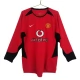 Manchester United Voetbaltenue Retro 2002-2004 Thuisshirt - L/S