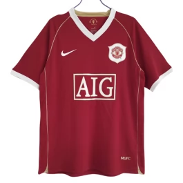 Manchester United Voetbaltenue Retro 2006-2007 Thuisshirt