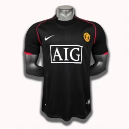 Manchester United Voetbaltenue Retro 2007-2008 Uitshirt