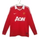 Manchester United Voetbaltenue Retro 2010-2011 Thuisshirt - L/S