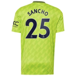 Manchester United Voetbaltenue Sancho 25 2022-2023 Third Shirt