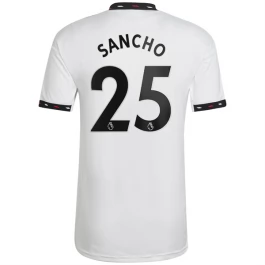 Manchester United Voetbaltenue Sancho 25 2022-2023 Uitshirt