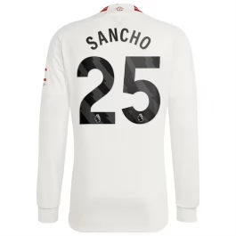 Manchester United Voetbaltenue Sancho 25 2023-2024 Third Shirt - L/S