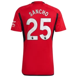 Manchester United Voetbaltenue Sancho 25 2023-2024 Thuisshirt