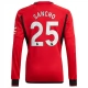 Manchester United Voetbaltenue Sancho 25 2023-2024 Thuisshirt - L/S