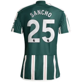 Manchester United Voetbaltenue Sancho 25 2023-2024 Uitshirt