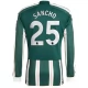 Manchester United Voetbaltenue Sancho 25 2023-2024 Uitshirt - L/S