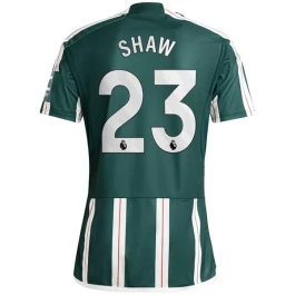 Manchester United Voetbaltenue Shaw 23 2023-2024 Uitshirt