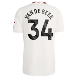 Manchester United Voetbaltenue Van De Beek 34 2023-2024 Third Shirt