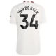 Manchester United Voetbaltenue Van De Beek 34 2023-2024 Third Shirt
