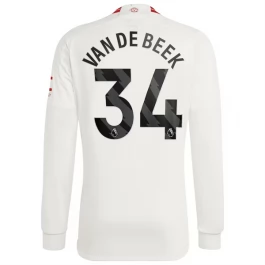 Manchester United Voetbaltenue Van De Beek 34 2023-2024 Third Shirt - L/S