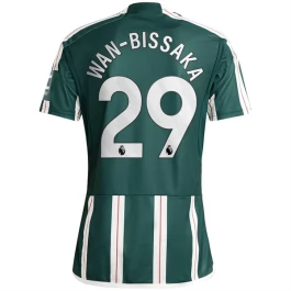 Manchester United Voetbaltenue Wan-Bissaka 29 2023-2024 Uitshirt