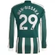 Manchester United Voetbaltenue Wan-Bissaka 29 2023-2024 Uitshirt - L/S