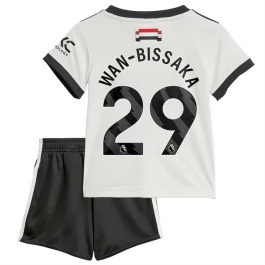 Manchester United Wan-Bissaka 29 Third Shirt Kids 2024-2025 Voetbaltenue