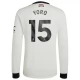 Manchester United Yoro 15 Third Shirt 2024-2025 L/S Voetbaltenue