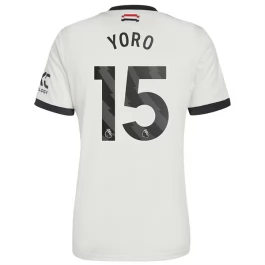Manchester United Yoro 15 Third Shirt 2024-2025 Voetbaltenue