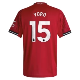 Manchester United Yoro 15 Thuisshirt 2025-2026 Voetbaltenue