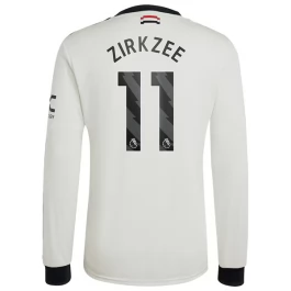 Manchester United Zirkzee 11 Third Shirt 2024-2025 L/S Voetbaltenue