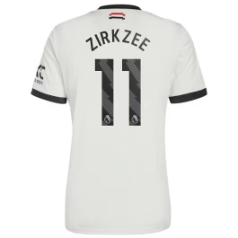 Manchester United Zirkzee 11 Third Shirt 2024-2025 Voetbaltenue