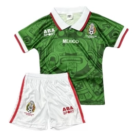 Mexico Thuisshirt Kids Retro 1998 Voetbaltenue