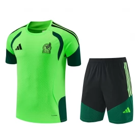 Mexico Trainingsshirt en Shorts 2026-27 Kind Groen