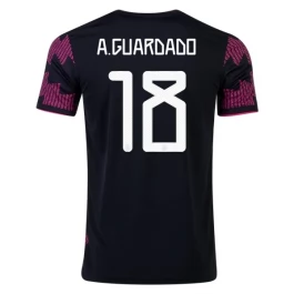 Mexico Voetbaltenue A.Guardado 18 2021 Thuisshirt