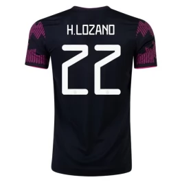 Mexico Voetbaltenue H.Lozano 22 2021 Thuisshirt