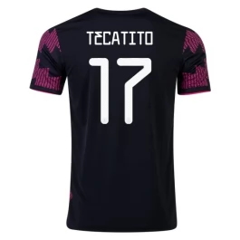 Mexico Voetbaltenue Tecatito 17 2021 Thuisshirt