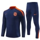 Nederland Trainingspakken 2024-25 - 1-4 Zip Blauw