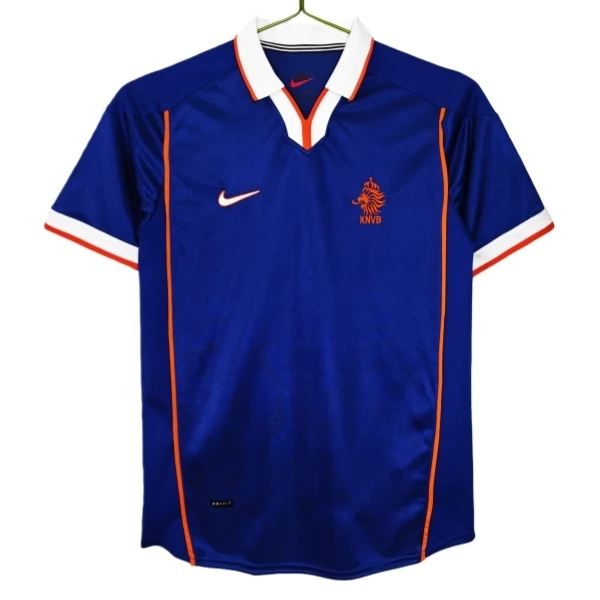 Nederland Uitshirt Retro 1998-1999 Voetbaltenue Nederland Uitshirt Retro 1998-1999 Voetbaltenue