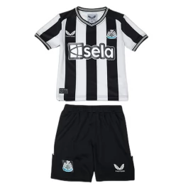 Newcastle United Voetbaltenue 2023-2024 Thuisshirt Kids