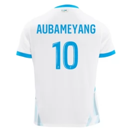Olympique de Marseille Aubameyang 10 Thuisshirt 2024-2025 Voetbaltenue