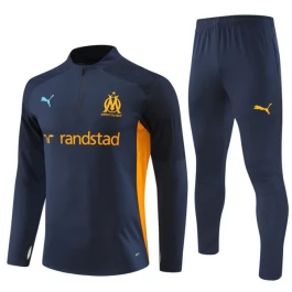 Olympique de Marseille Trainingspakken 2024-25 - 1-4 Zip Blauw