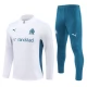 Olympique de Marseille Trainingspakken 2024-25 - 1-4 Zip Wit