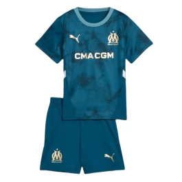Olympique de Marseille Uitshirt Kids 2024-2025 Voetbaltenue