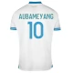 Olympique de Marseille Voetbaltenue Aubameyang 10 2023-2024 Thuisshirt