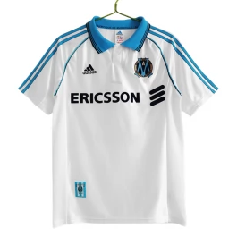 Olympique de Marseille Voetbaltenue Retro 1998-1999 Thuisshirt