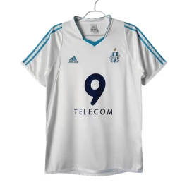 Olympique de Marseille Voetbaltenue Retro 2002-2003 Thuisshirt