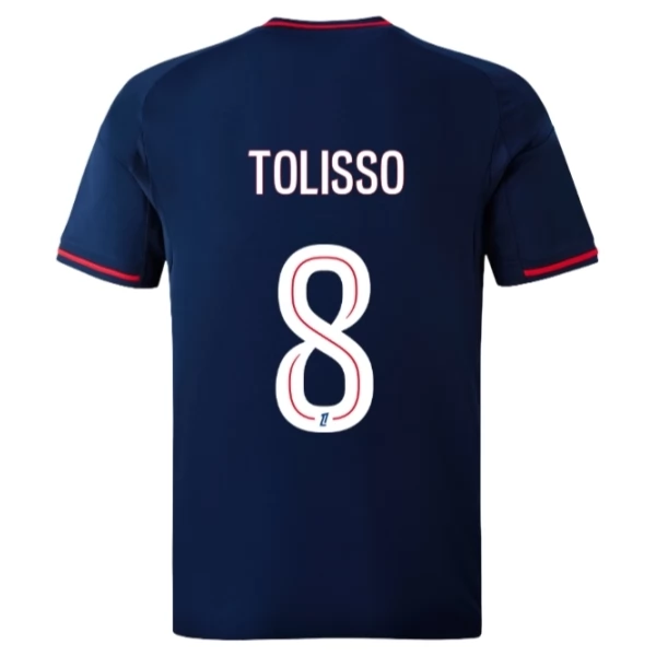Olympique Lyonnais Tolisso 8 Uitshirt 2025-2026 Voetbaltenue Olympique Lyonnais Tolisso 8 Uitshirt 2025-2026 Voetbaltenue