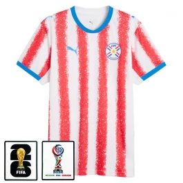 Paraguay Thuisshirt WK 2026 met Patch