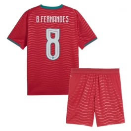 Portugal B.Fernandes 8 Thuistenue WK 2026 Kind