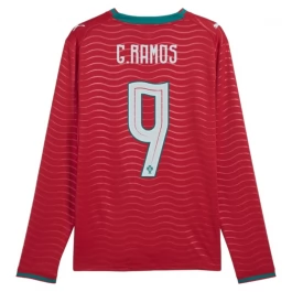 Portugal G.Ramos 9 Thuisshirt WK 2026 Lange Mouwen