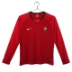Portugal Retro Thuisshirt 2018 Lange Mouwen