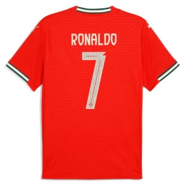 Portugal Ronaldo 7 Thuisshirt 2025 Voetbaltenue