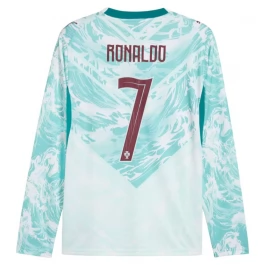 Portugal Ronaldo 7 Uitshirt WK 2026 Lange Mouwen