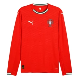 Portugal Thuisshirt 2025 L/S Voetbaltenue
